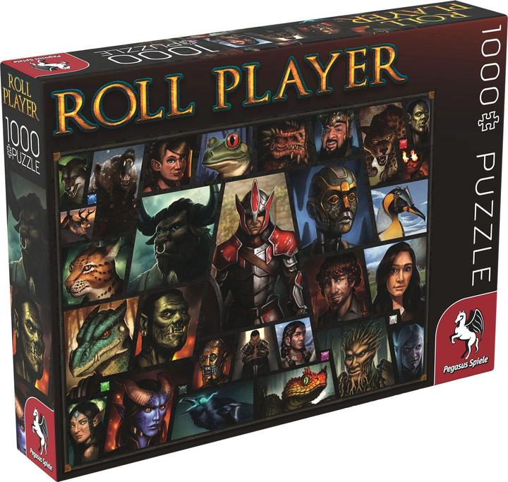 Pegasus 76010G - Puzzle motif Roll Player, 1000 piece puzzle (DE edition) (1000 pieces)