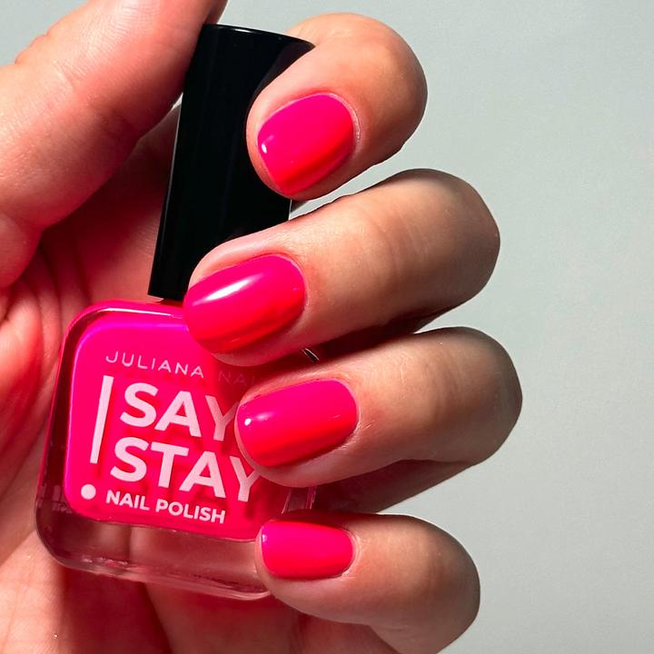 Produktbild Juliana Nails Say Stay! Nail Polish Neon Fame Fuchsia (Neon Fame Fuchsia, Farblack)