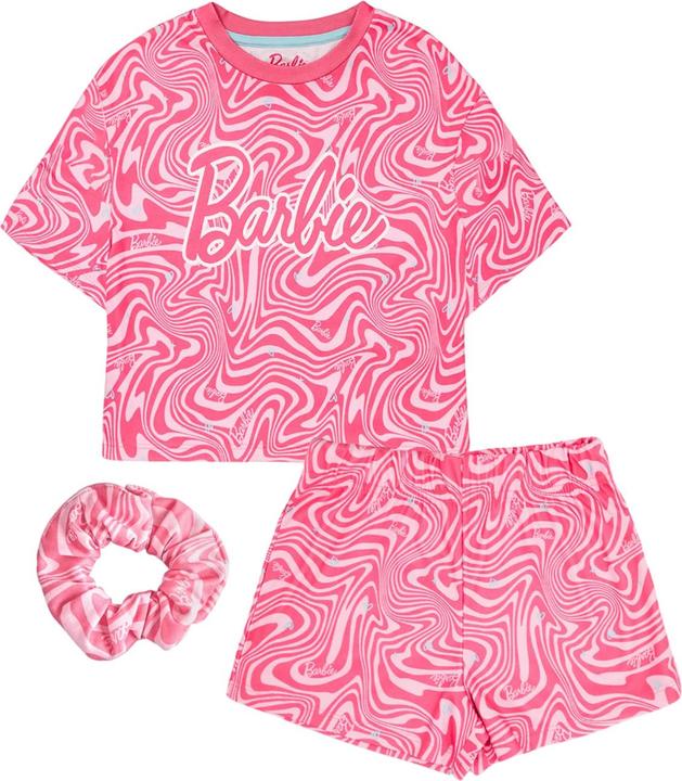 Barbie Schlafanzug mit Shorts Mädchen (146, 152)