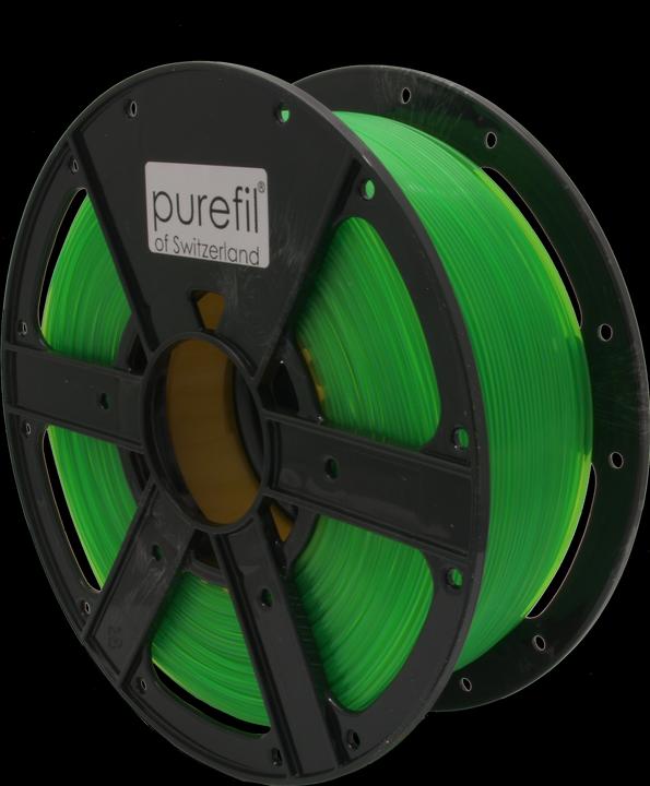 Fluoreszierend grün transparent