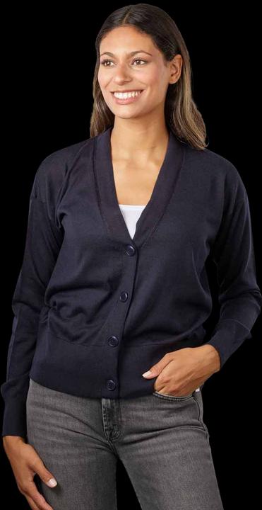 Armedangels Long Sleeve Odinaas Pullover V-Neck Night Sky