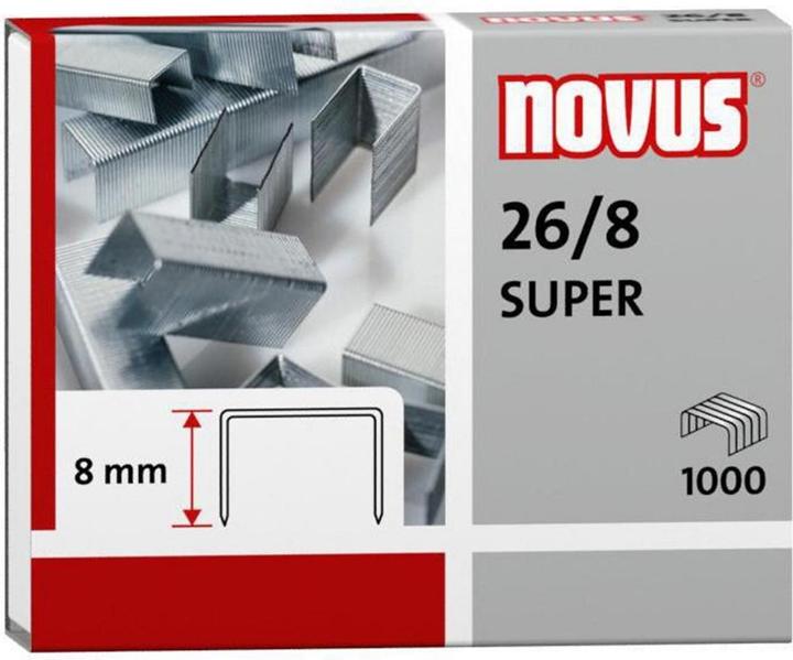 Produktbild Novus Heftklammern 26/8 Super (1000 x)