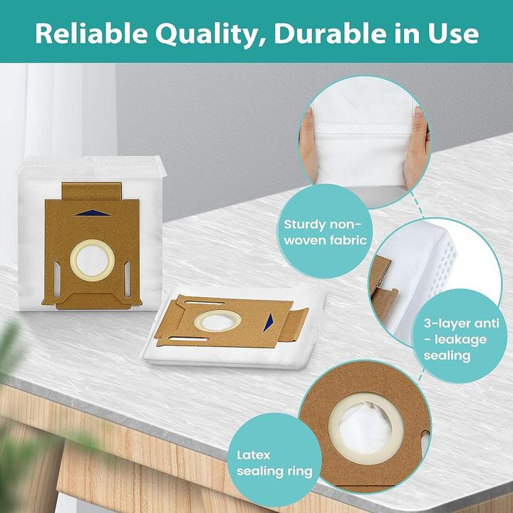 Produktbild KGC 10 Stück Staubsaugerbeutel für Ecovacs Deebot (10 x)