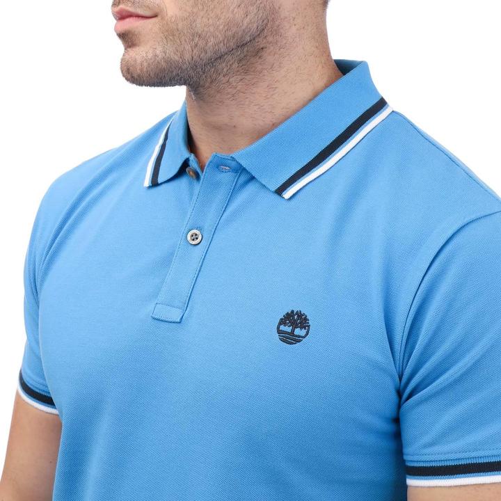 Produktbild Timberland Poloshirt Mit kontrastfarbenen Streifen kurzärmlig (S)
