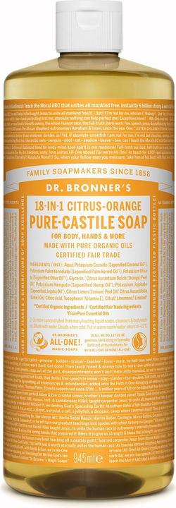Produktbild Dr. Bronner's 18-in-1 Zitrus-Orange (Flüssigseife, 945 ml)