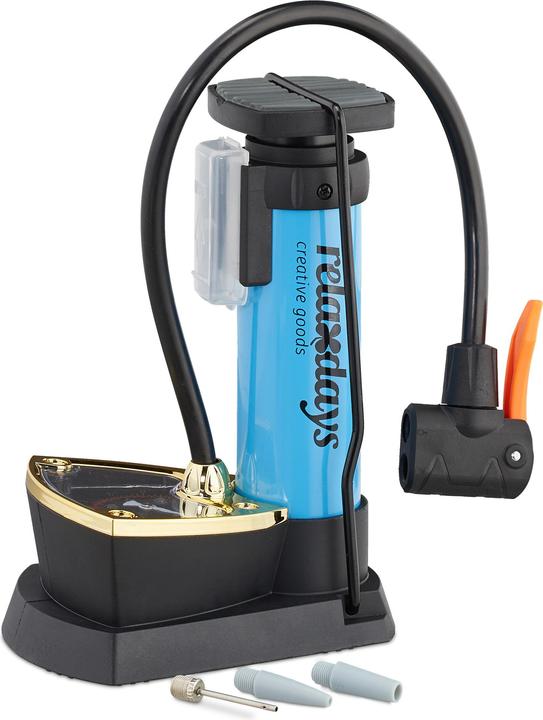 Produktbild Relaxdays Fusspumpe Manometer