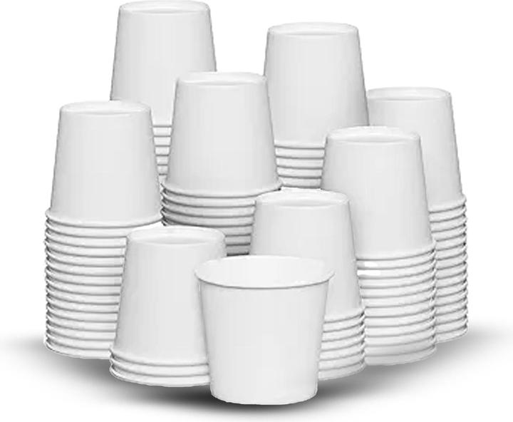 Produktbild TeCup Pappbecher, Trinkbecher, Heissgetränk, Kaffeebecher 4 oz (120 ml) (200 x)