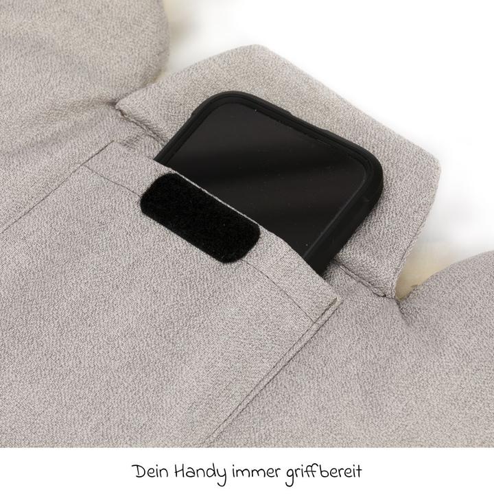 Actual product image Fillikid Handwärmer Lammfell-Handwärmer Nyby Style für Buggy