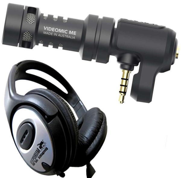 Produktbild RØDE VideoMic ME Smartphone Mikrofon mit Kopfhörer