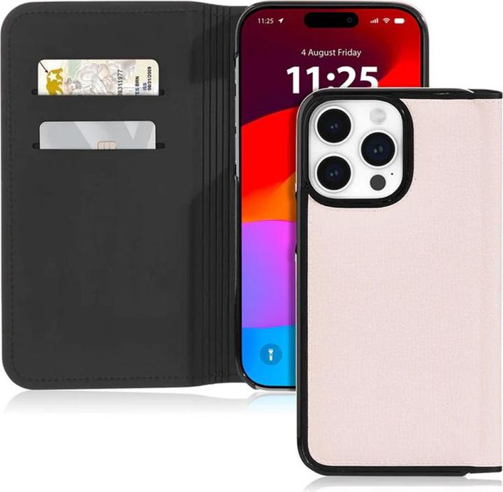 Kate Spade Wrap Folio Case - Skórzane etui z klapką iPhone 15 Pro Max (Pale Vellum) (Apple iPhone 15 Pro Max)