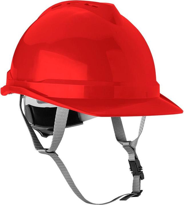 Produktbild Neo Industriehelm mit Kinnriemen, rot (52 - 64 cm)