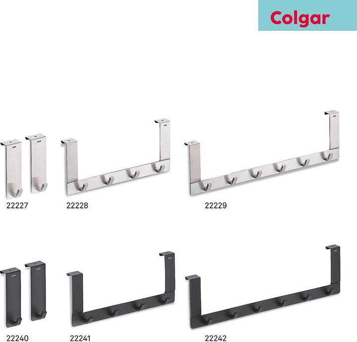 Actual product image Kela Door clothes hanger Colgar