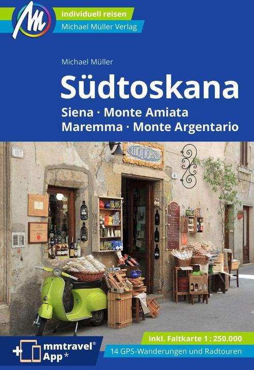 Actual product image South Tuscany travel guide Michael Müller Verlag