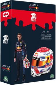 Actual product image GP Sport Puzzle 3D Formula 1 Helmet Max Verstappen 30X25X23 Cm (55 pieces)