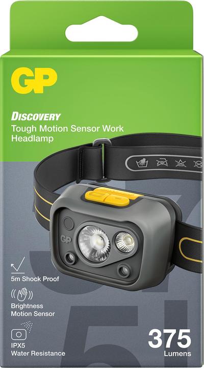 Image du produit GP Batteries Lampe frontale GP Discovery CHW54 (375 lm)