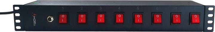 Produktbild Techly 8 ways 19inch Rack Power Strip (8 x, CEE 7/3, 1.80 m)