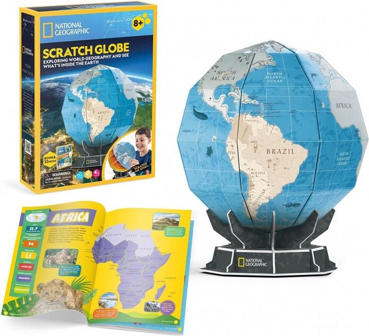 Immagine prodotto Cubicfun Puzzle 3D National Geographic Globe (21 pezzi)