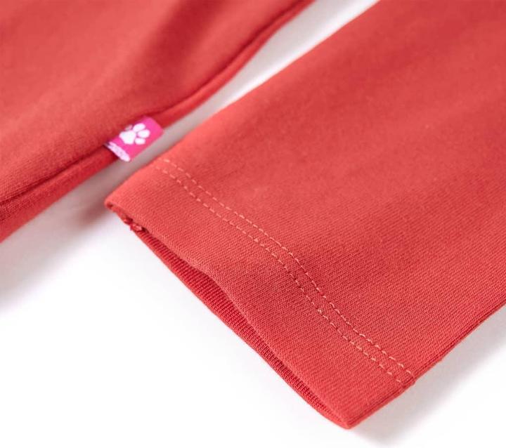Produktbild VidaXL Kinder-Langarmshirt Dunkelrot 140,Material: 95 % Baumwolle (140)