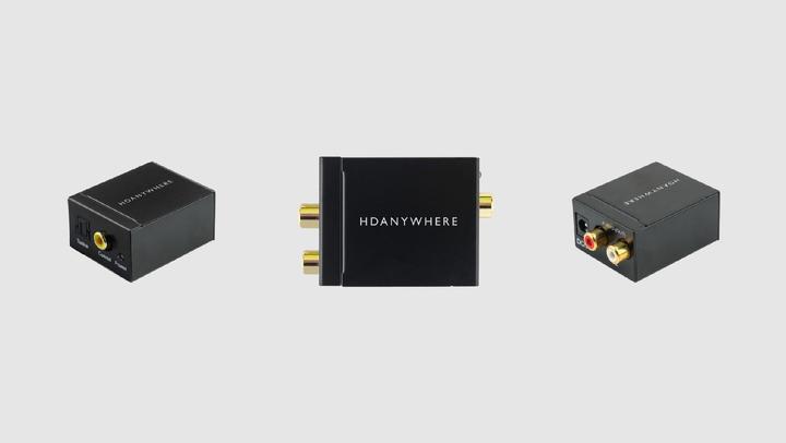 Image du produit Hdanywhere Convertisseur Toslink/Coaxial vers RCA RCA (Analogique -> Numérique)