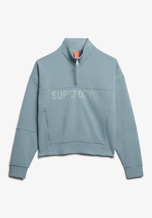 Produktbild Superdry Lässiger Active Tech Pullover mit halblangem Reissverschluss und Logo (XS)