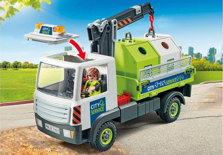 Image du produit Playmobil 71431 Camion de collecte de verre usagé avec conteneur (71431, Playmobil City Action)