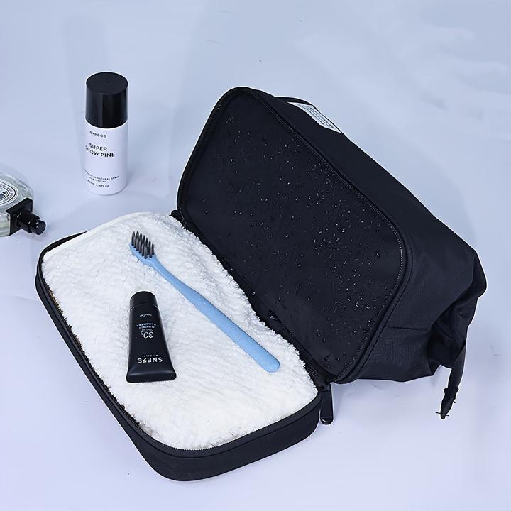 Produktbild Only-Bags.Store Grosse Kapazität Reise-Toilettenbeutel mit mehreren Fächern, für Geschäftsreise und Geschenk