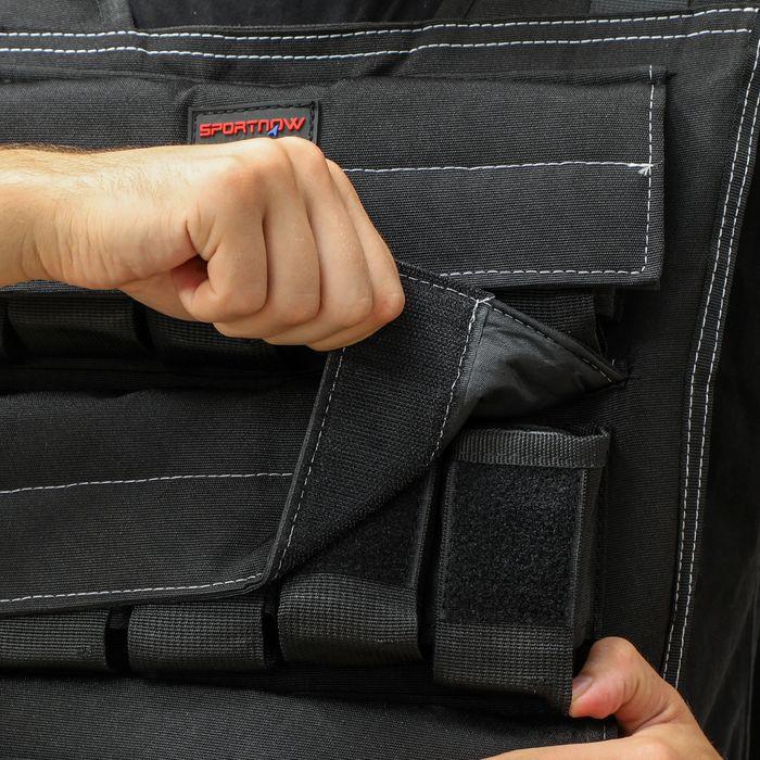 Actual product image Swisshandel24 verstellbare Gewichtsweste 20kg mit Reflektierenden Streifen, Trainingsweste