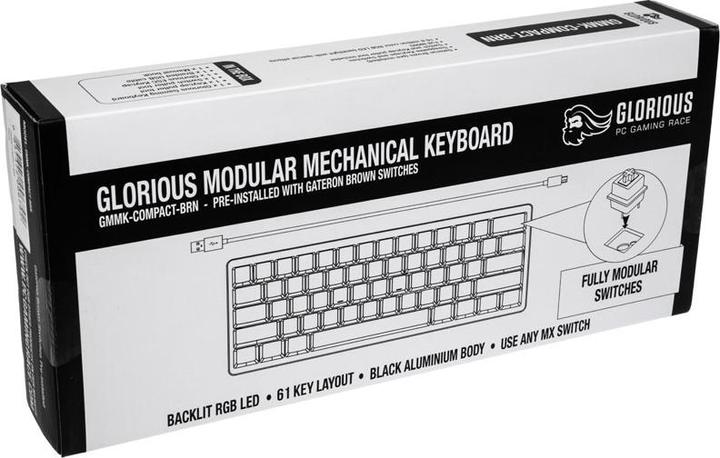 Produktbild Glorious PC Gaming Race GMMK Compact (US, Kabelgebunden)