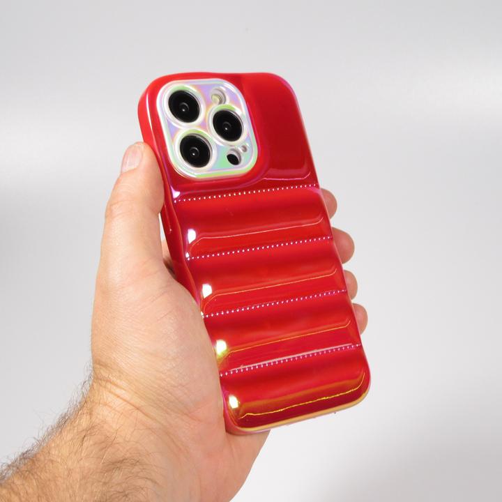Image du produit PhoneLook Coque Silicone 3D coussins brillant & réfléchissant (Apple iPhone 14 Pro)