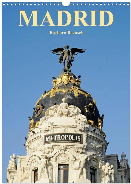 Actual product image Madrid (Wandkalender 2025 DIN A3 hoch), Monatskalender (A3, German)