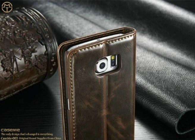 Produktbild Caseme Klassische Leder Hülle (Samsung Galaxy S6 Edge)