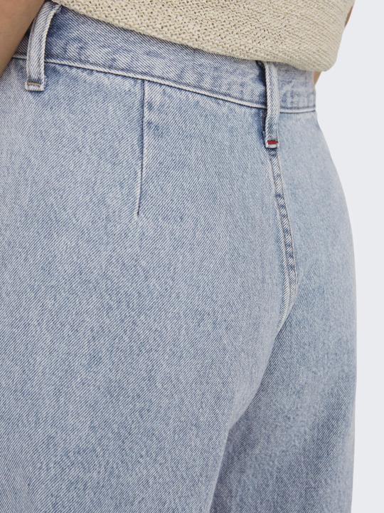 Produktbild Only ONLLA Hohe Taille Weiter Beinschnitt Jeans-Shorts Jeans-Shorts (L)