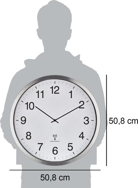 Produktbild TFA Funk-Wanduhr (50.80 cm)