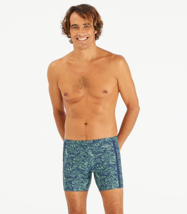 Actual product image Nabaiji Badehose Midjammer Herren - 100 Yoko Wave blau/khaki (XL)