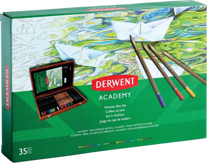 Produktbild Derwent Academy Mal-Geschenkset (Mehrfarbig, 35 x)