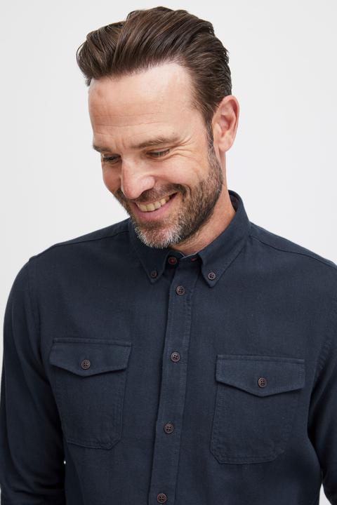 Actual product image FQ1924 FQSteven brushed twill LS shirt - Shirt - 21900516 (XXL)