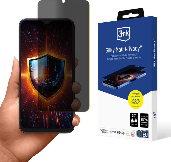 Actual product image 3MK Folia ochronna prywatyzujÄ ca matowa Silky Matt Privacy na Samsung Galaxy A10 (Samsung Galaxy A10)