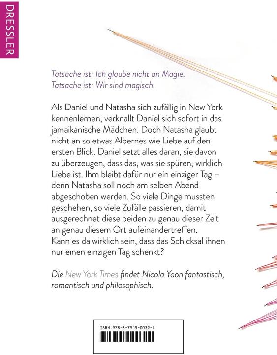 Actual product image The Sun is also a Star (German, Nicola Yoon, 2017)