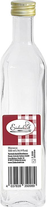 Immagine prodotto Dosen-Zentrale Bottiglia a collo alto Marasca 'Preserving World (1 pz., 0.50 l)