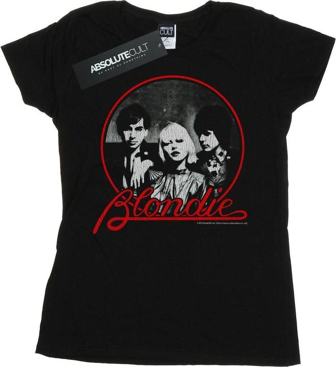 Actual product image Blondie Womens/Ladies Distressed Circle Cotton T-Shirt (XXL)