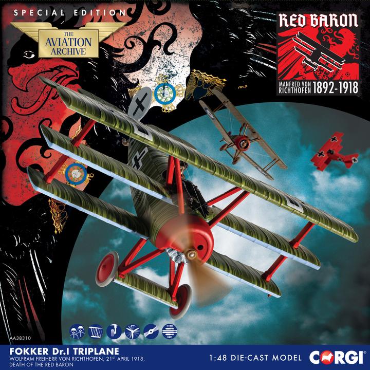 Produktbild Hornby Fokker DR.1 Triplane, Wolfram v.Richthofen-1918