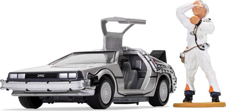 Actual product image Hornby Back to the Future DeLorean and Doc Brown Figure
