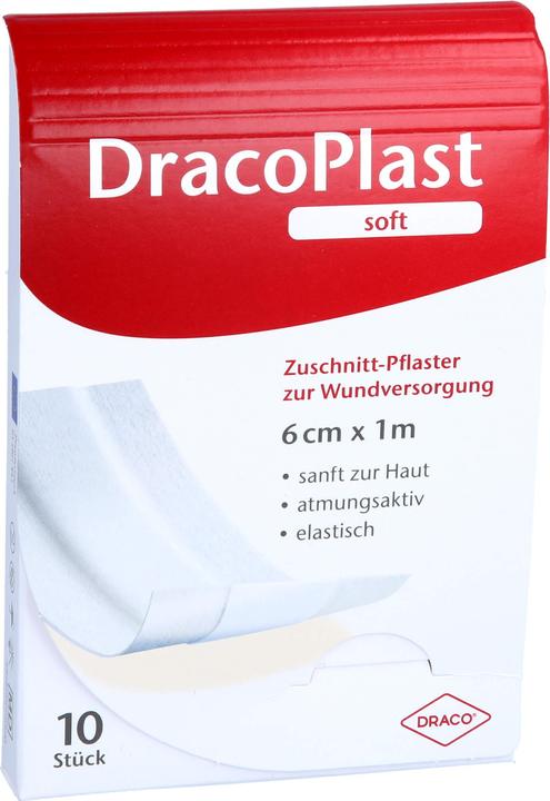 Actual product image Dracco DracoPlast Soft plaster 1 m x 6 cm, 1 pc. plaster (1 x)