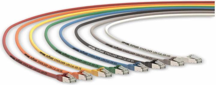 Actual product image Lapp CAT.6a network cable Etherline LAN, UL certification, 5.0 m, green (CAT6a)