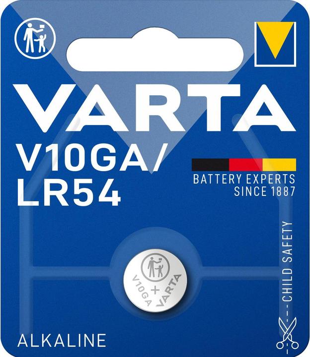 Actual product image Varta V10ga (1 pcs., AG10, 70 mAh)