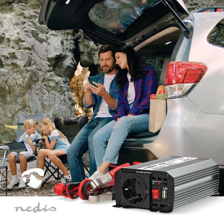 Produktbild Nedis Power Inverter änderte Sinus-Wellen - Eingangsspannung: 12 V DC - Geräteausgangsanschluss: Typ