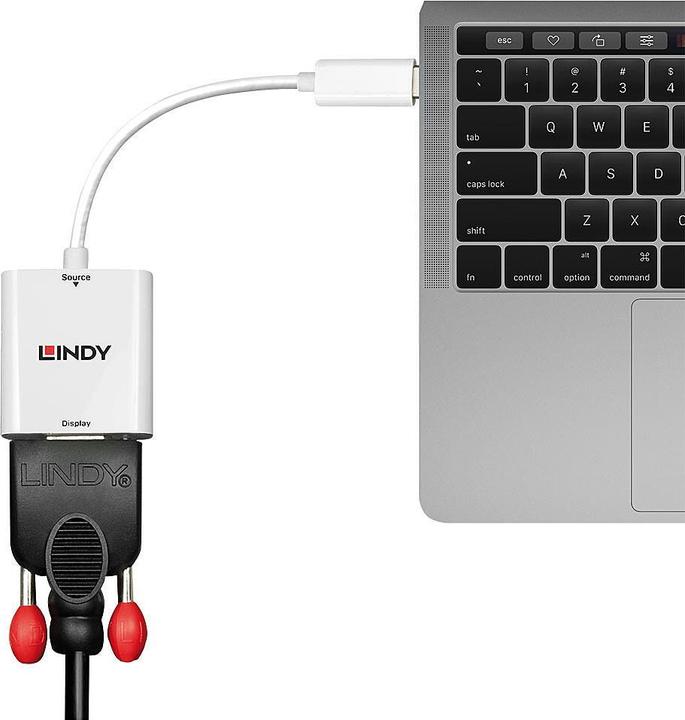 Produktbild Lindy Konverter USB Typ C auf VGA (USB Typ-C, 11 cm)