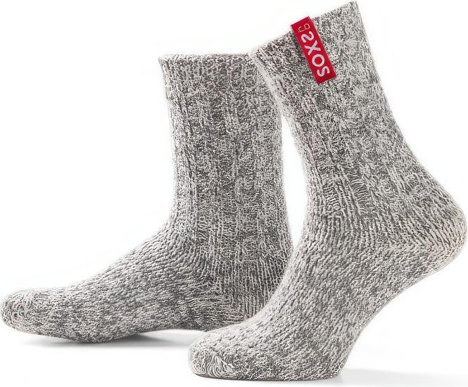 Produktbild Soxs Graue Wolle Kindersocken Chillli Pepper, medium (Einzelpack, 30 - 34)
