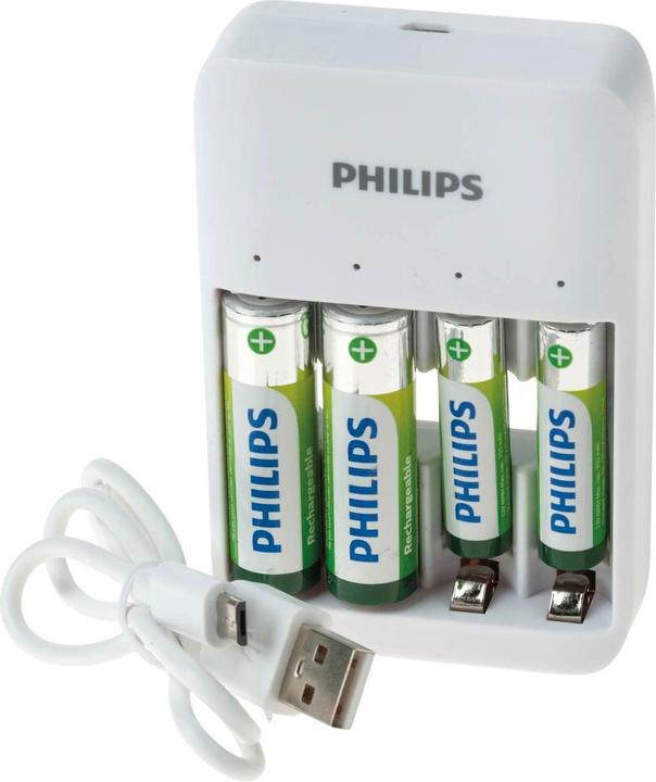 Philips SCB4013NB (1 Stk., AAA, AA, 1300 mAh, Ladegerät inkl. Akku)