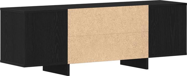 Image du produit VidaXL Meuble TV Chêne noir 120x30x40,5 cm Bois composite (120 x 30 x 40.5 cm)